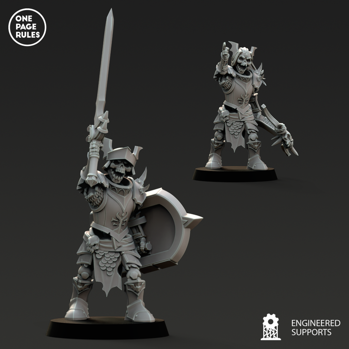 3D Printable Vampiric Undead - Army Bundle #1 by One Page Rules