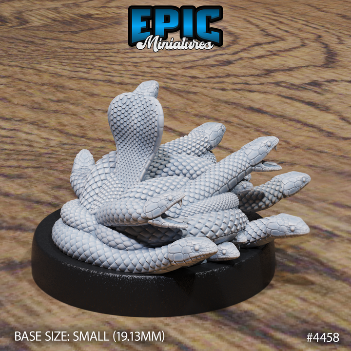 3D Printable Snake Swarm Set / Serpent Folk / Sand Dune Reptile ...