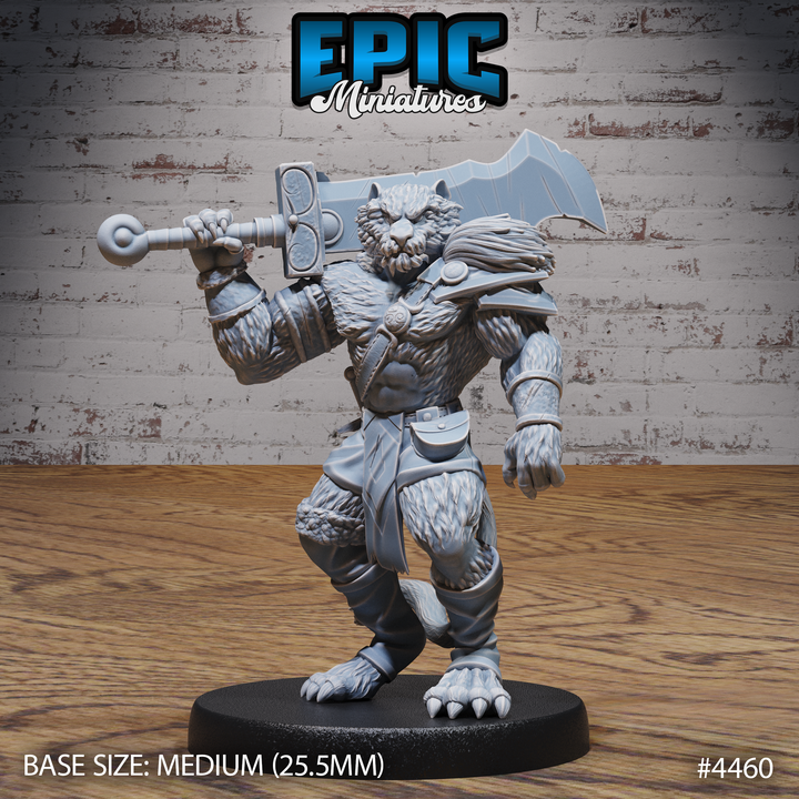 3D Printable Tiger Folk Adventurer Set / Predator Cat / Catfolk ...