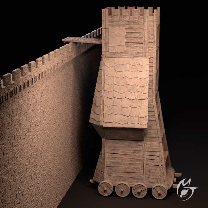 3D Printable Siege Tower & Outpost Structure by Making Tlon