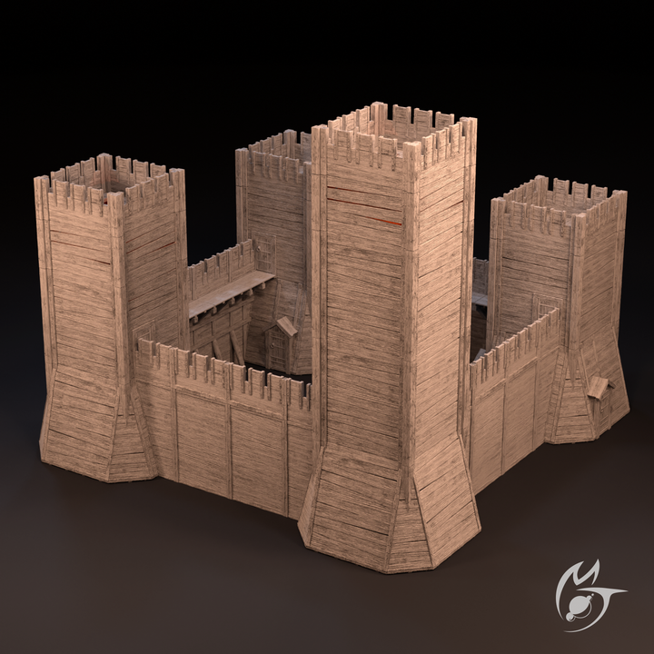 3D Printable Siege Tower & Outpost Structure by Making Tlon