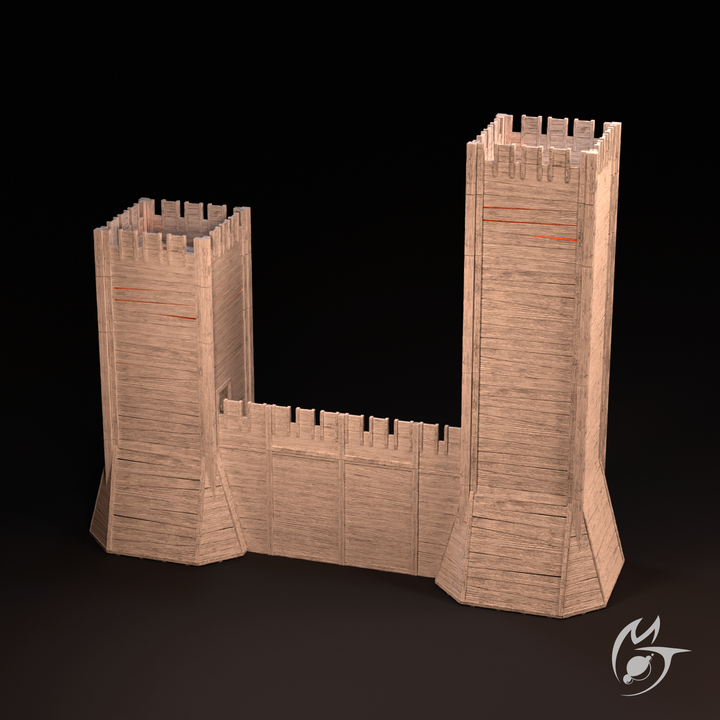 3D Printable Siege Tower & Outpost Structure by Making Tlon