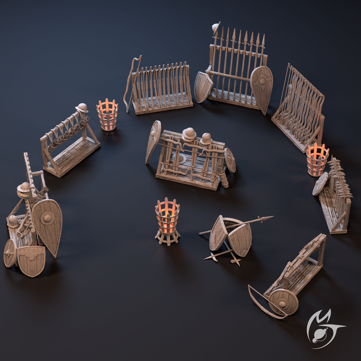 3D Printable Garrison Armory Terrain by Making Tlon