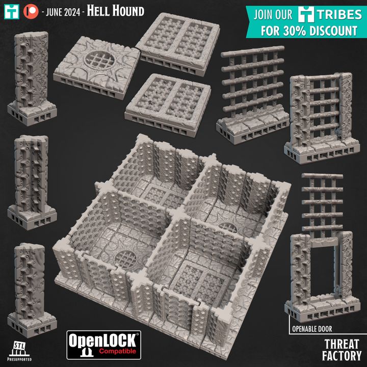Prison of hell - OpenLock Modular image