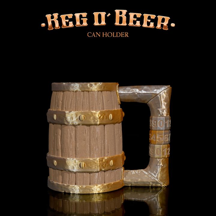 Keg o’ Beer Can Holder