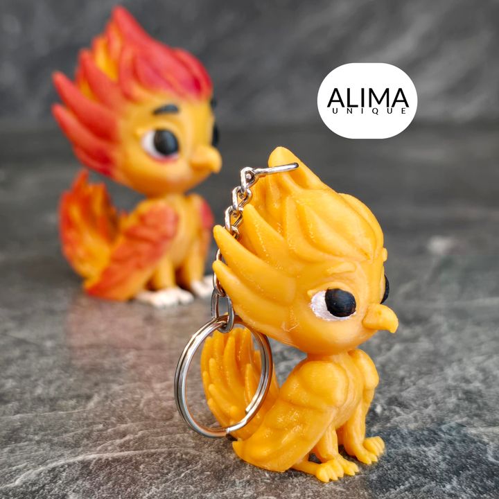 Baby phoenix + keychain image
