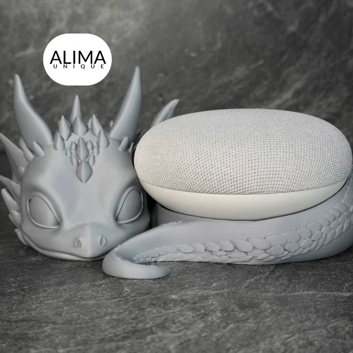 lying baby dragon - compatible google nest mini