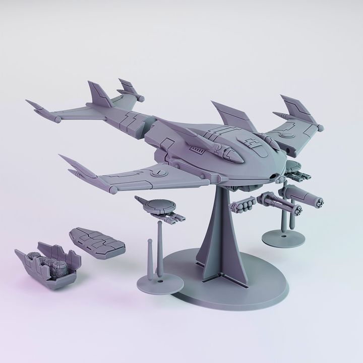 3D Printable AV10 Swordfish Fighter Jet | Greater Good by