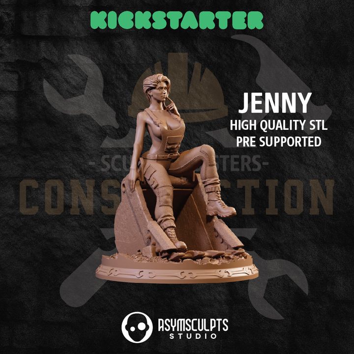 Sculpted Sisters: Construction Edition - Jenny SFW