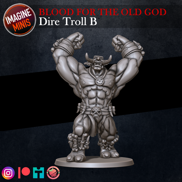 Blood For The Old God - Dire Troll B image