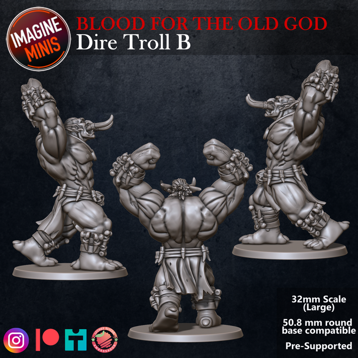 Blood For The Old God - Dire Troll B image