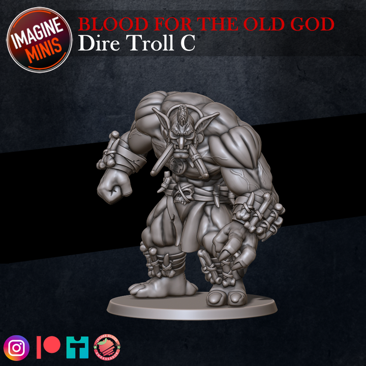 Blood For The Old God - Dire Troll C