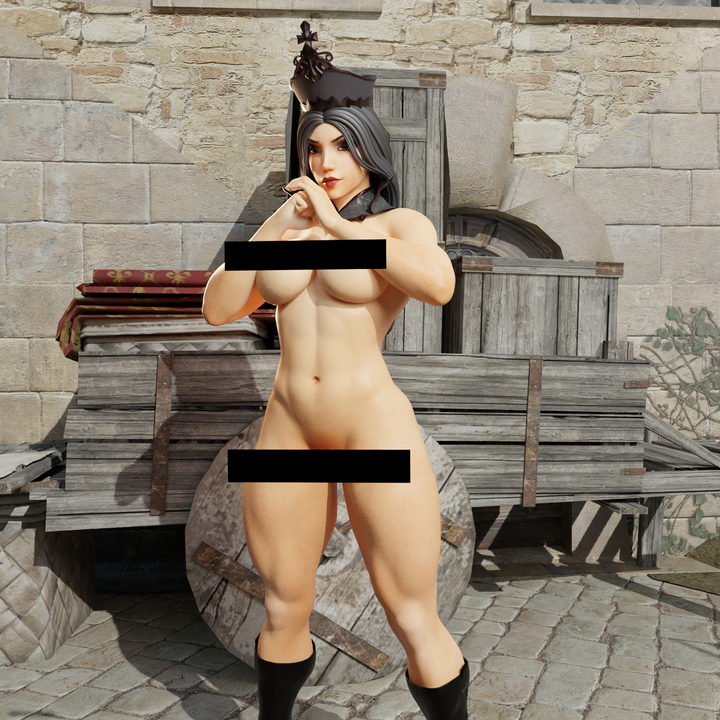 Priestess Bella - Knight of Ditz Act : 2 - presupported - QB Works image