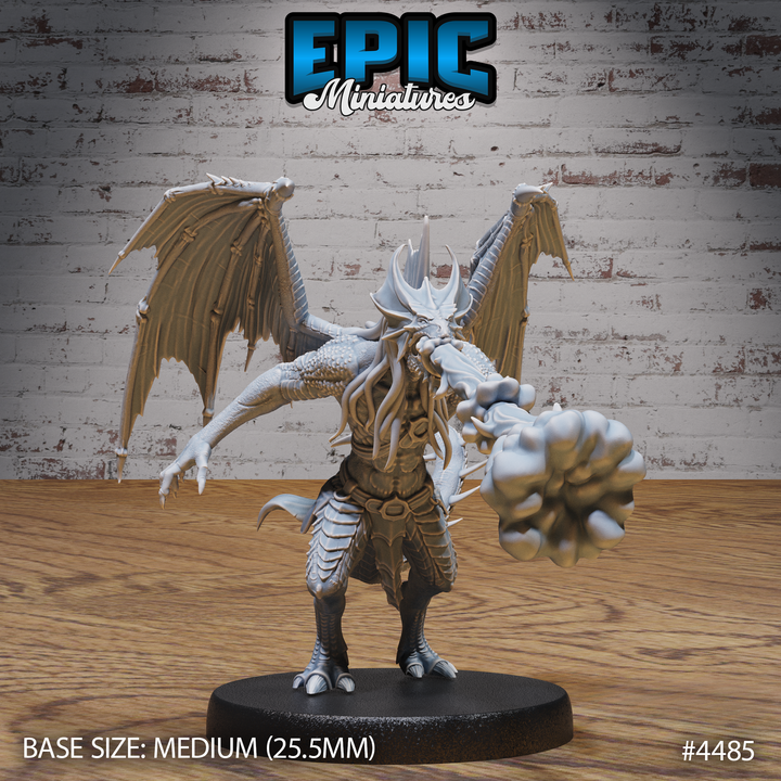 Draconic Demon Brass Firebreath / Winged Fire Lord / Beast Dragonborn / Hell Spawn / Fyling Evil Warrior / Devil Encounter image