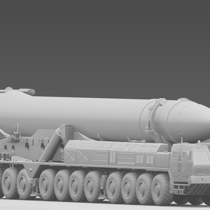 Hwasong 17 ICBM on WS52100 TEL