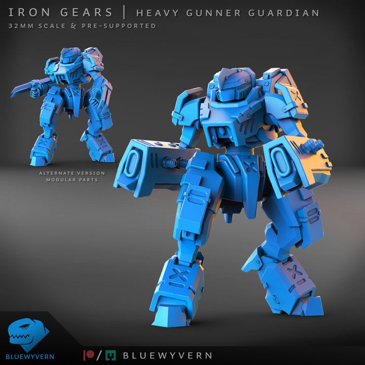 Iron Gears - Heavy Gunner Guardian (Modular)