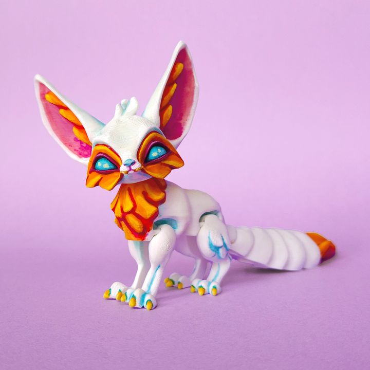 3D Printable Fennec Fox by TwistyPrints