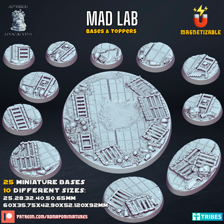 Mad Lab Bases (Pre-supported)