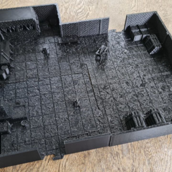 INSTADUNGEON™ Fantasy Expansion Set 2: dungeon tiles compatible with DnD, Pathfinder and more image