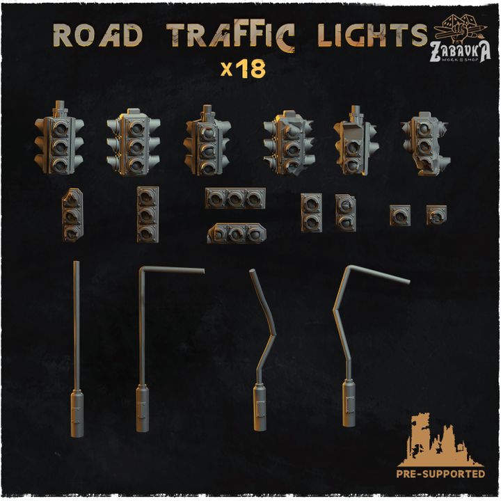 Road traffic lights - Basing Bits 2.0