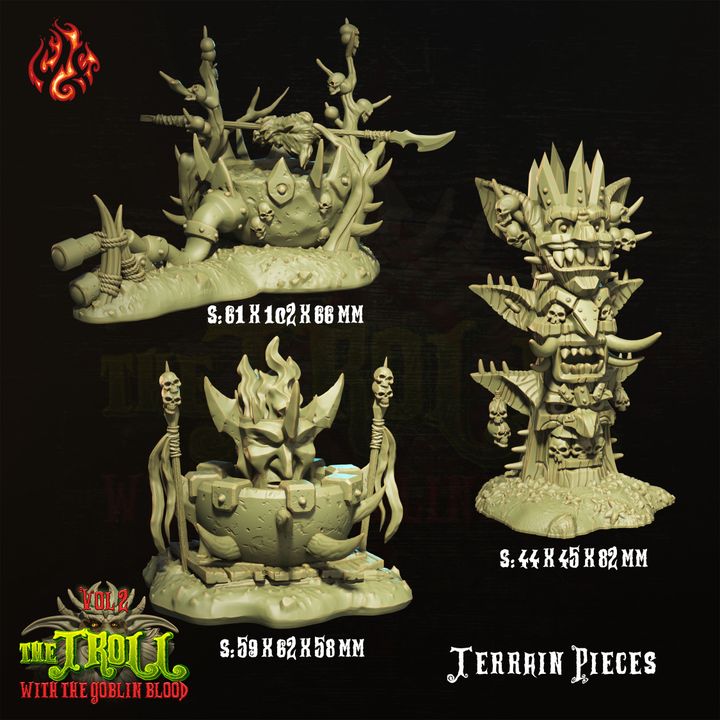 Goblin Usurper King's Camp Scenery Pieces image