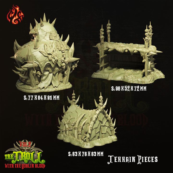 Goblin Usurper King's Camp Scenery Pieces image