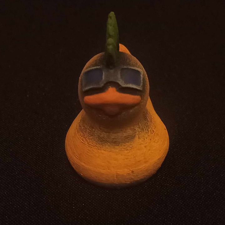 3D Printable Punk Duck - Supportless by Balázs Patonai