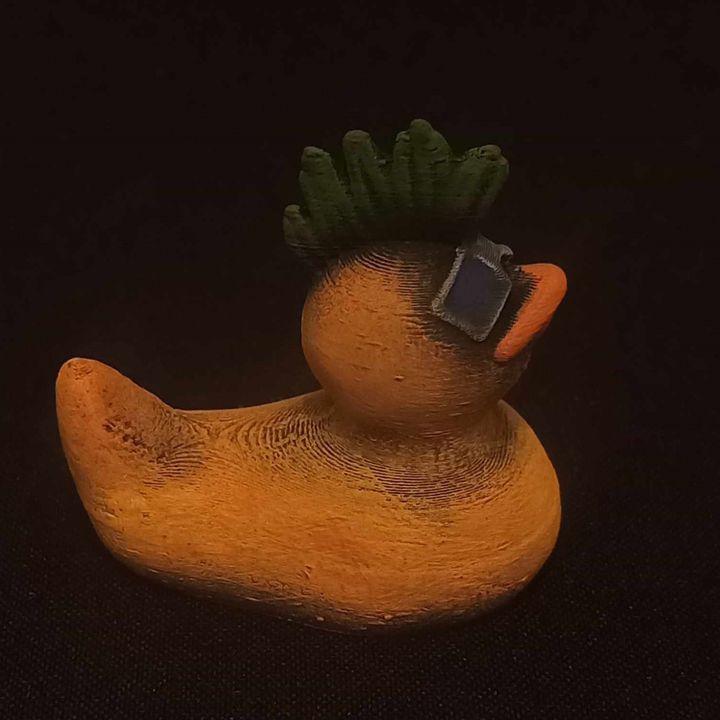 3D Printable Punk Duck - Supportless by Balázs Patonai