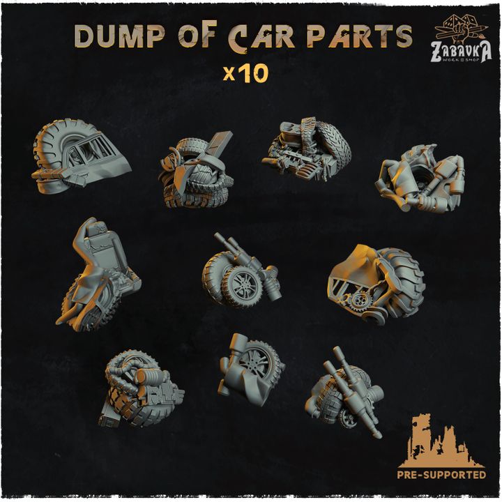 Dump of car parts - Basing Bits 2.0