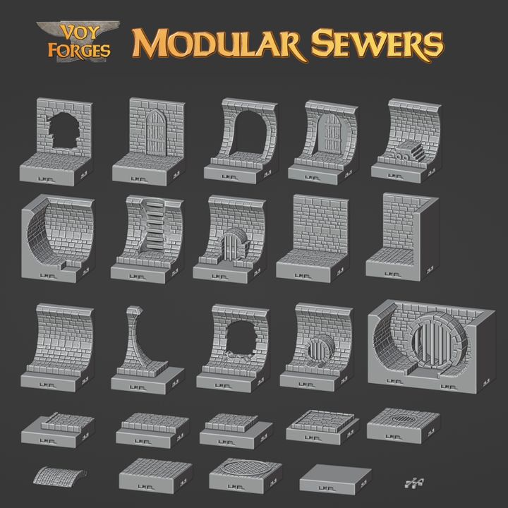 Modular Sewers Tiles