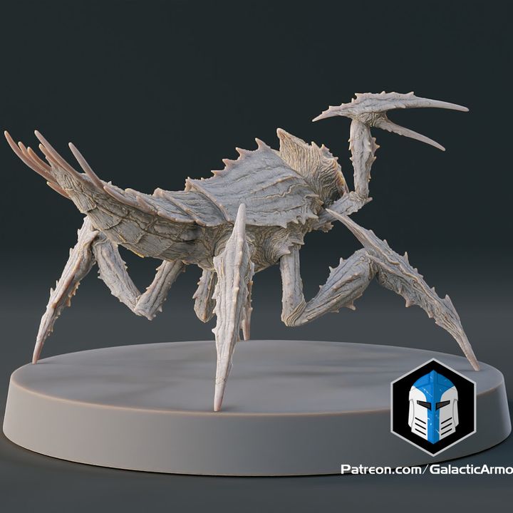 3D Printable 1:48 Scale Helldivers 2 Terminid Warrior - Pose 2 - 3D ...