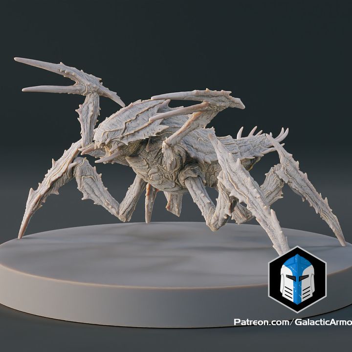 3d printable 1 48 scale helldivers 2 terminid warrior pose 8 3d