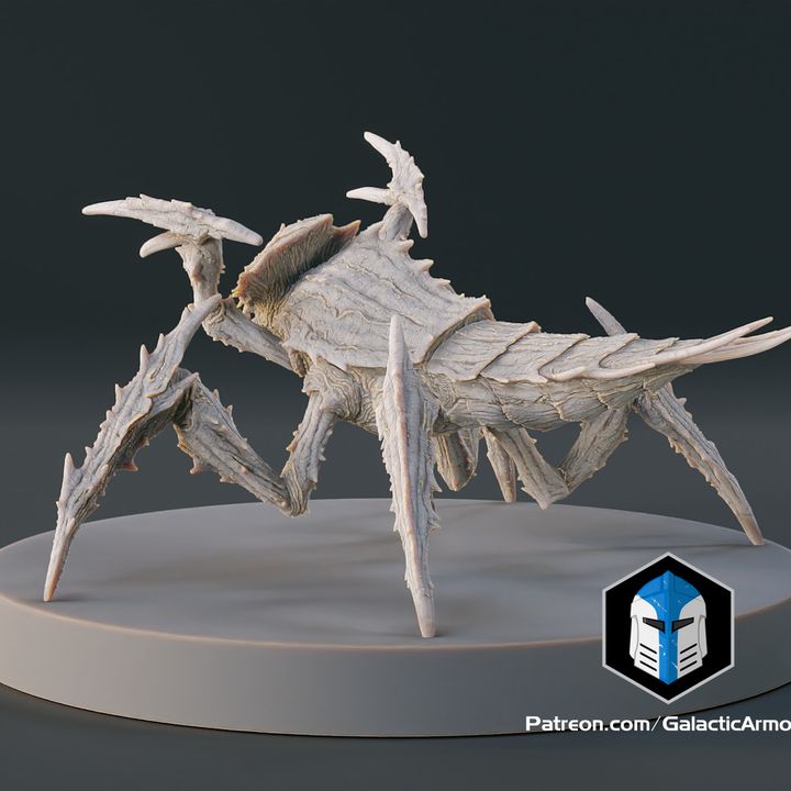 3d Printable 1:48 Scale Helldivers 2 Terminid Warrior - Pose 8 - 3d 