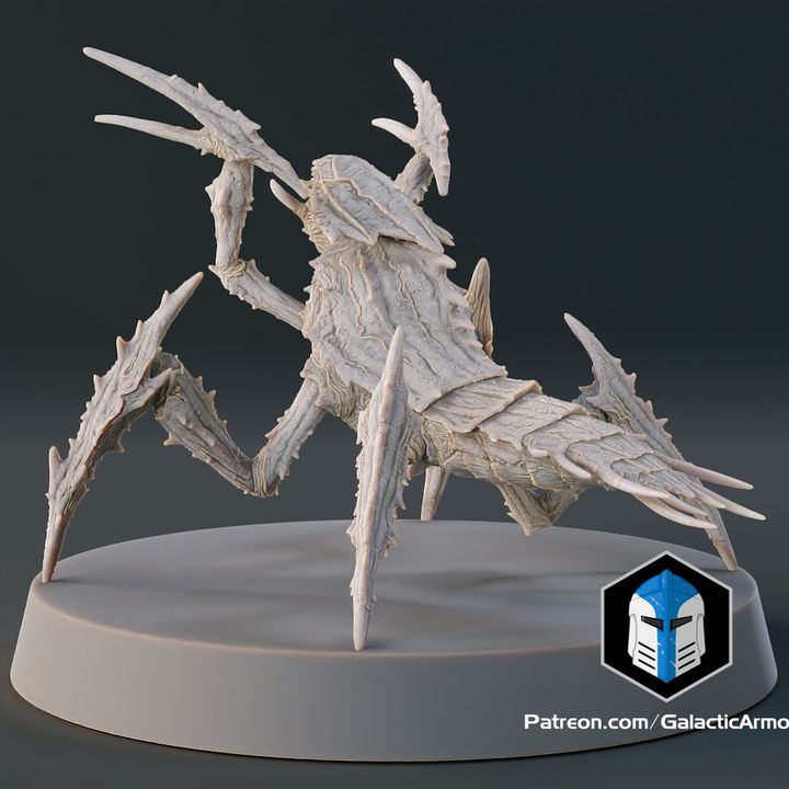 3D Printable 1:48 Scale Helldivers 2 Terminid Warrior - Pose 10 - 3D ...