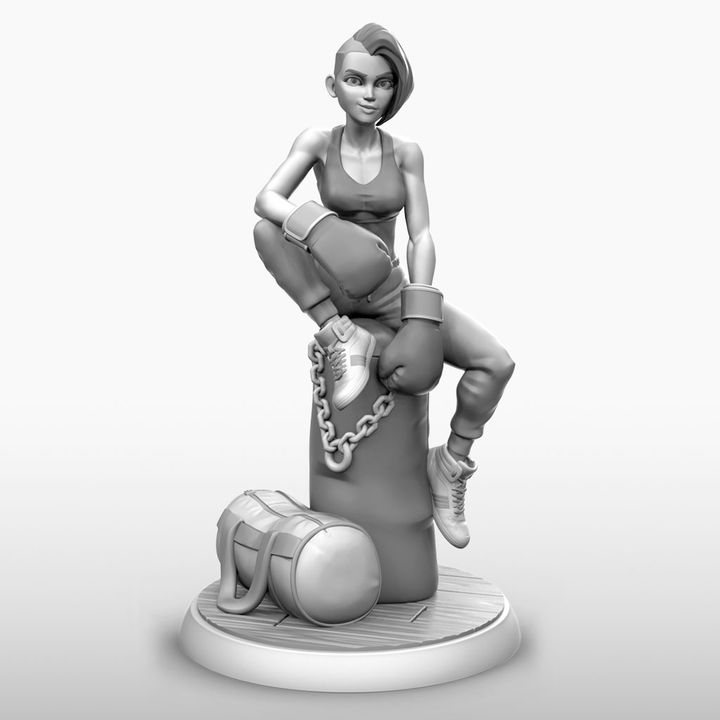 Boxer Girl by PopMinis image