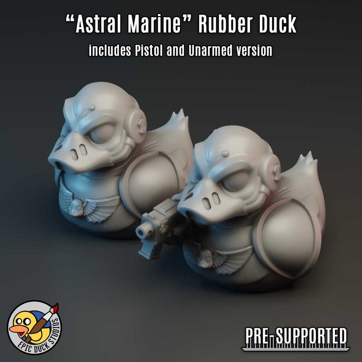 Astral Marine Rubber Duck - Space Warrior Proxy