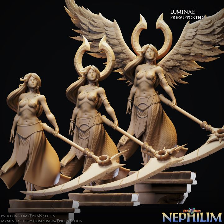 Nephilim Luminae All Levels Miniature - Pre-Supported