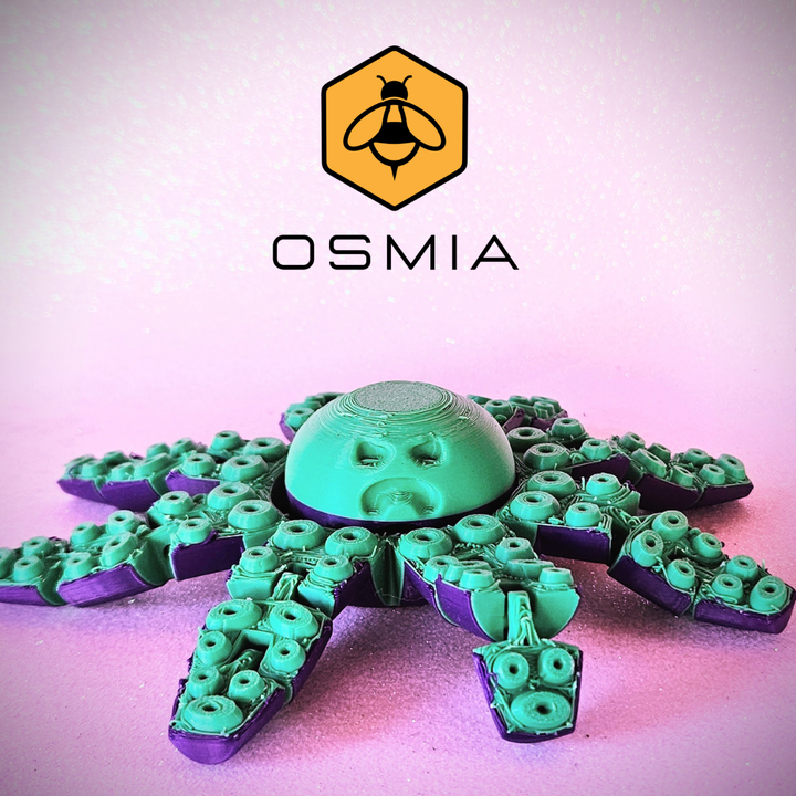 Osmia Flexible Angry Happy Octopus Spinning Toy