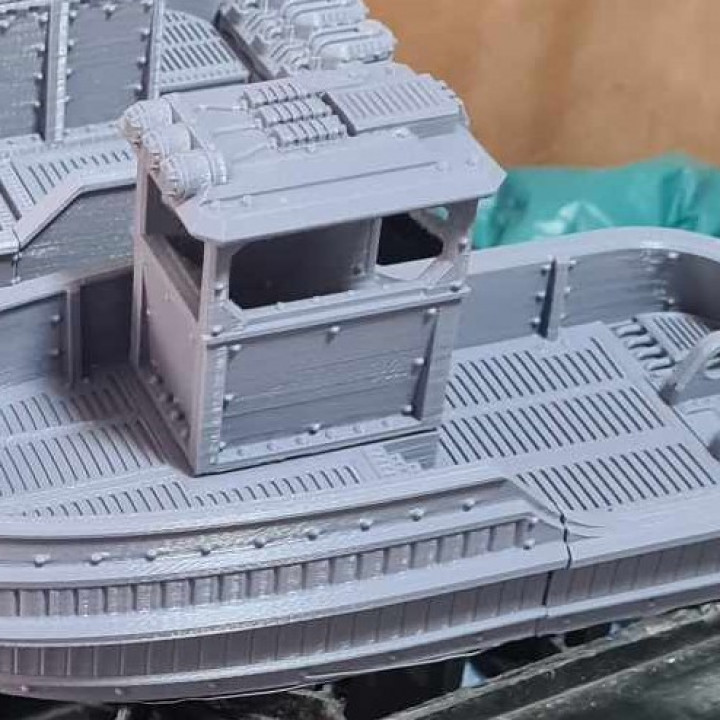 3D Print of Tug Boat by Tesseract Tomb by SmidgeyValentine