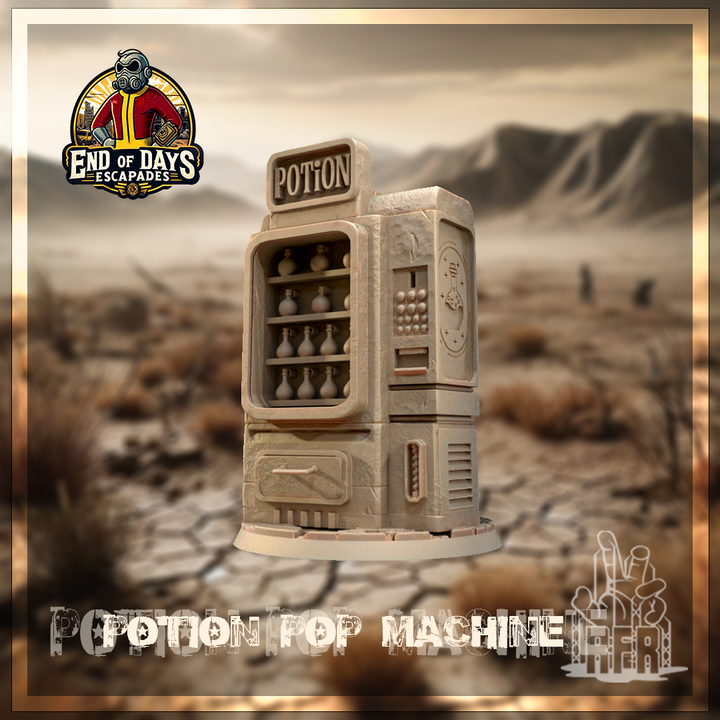 Potion Pop Machine - Tabletop scatter miniature (Pre-Supported) image