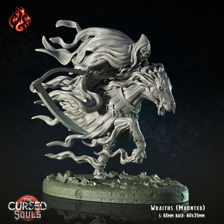 3D Printable Wraiths And Wraith Riders By Crippled God Foundry