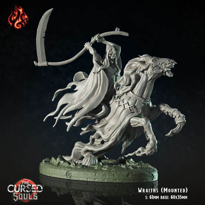 3D Printable Wraiths And Wraith Riders By Crippled God Foundry