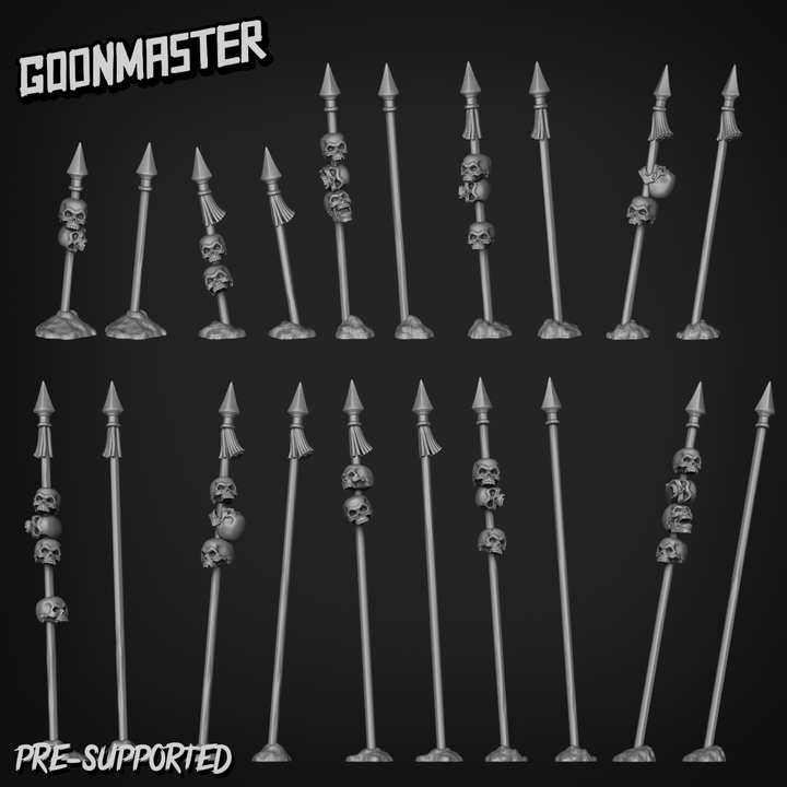 Basing Bits 153 - Skulls on Spikes