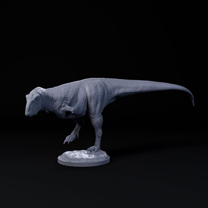 Rajasaurus walking 1-35 scale pre-supported dinosaur