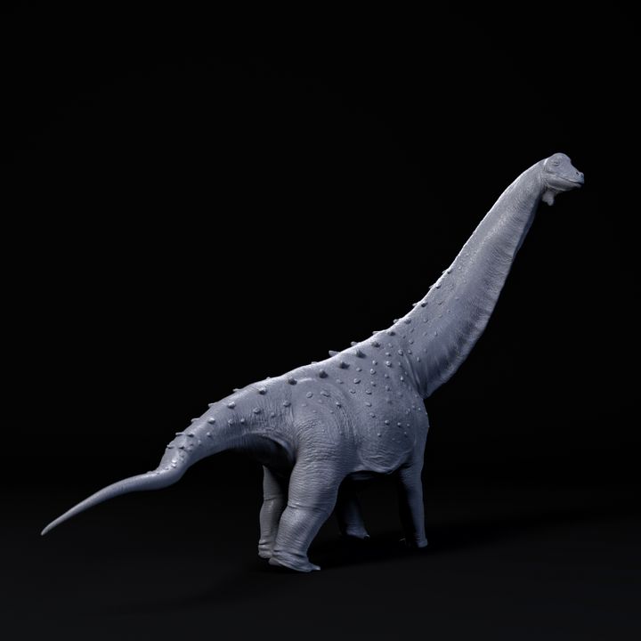Magyarosaurus walking 1-35 scale pre-supported dinosaur sauropod image