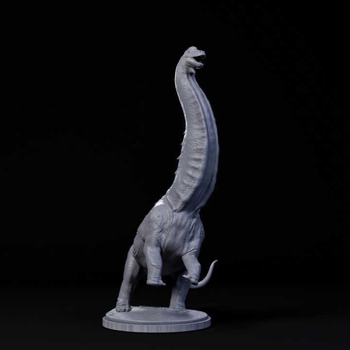 Magyarosaurus rear up 1-35 scale pre-supported dinosaur sauropod image