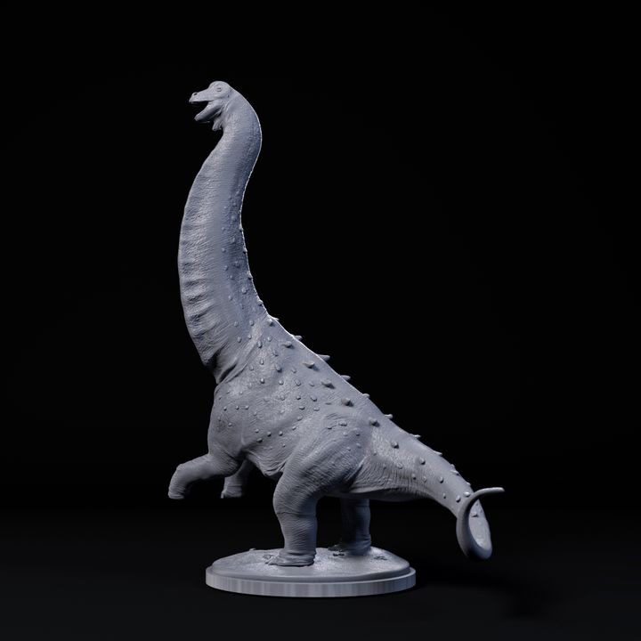 Magyarosaurus rear up 1-35 scale pre-supported dinosaur sauropod image
