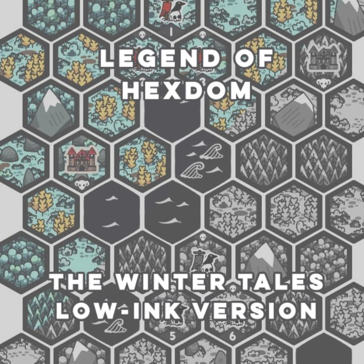 Legend of Hexdom - The Winter Tales Campaign - Low-Ink versions image