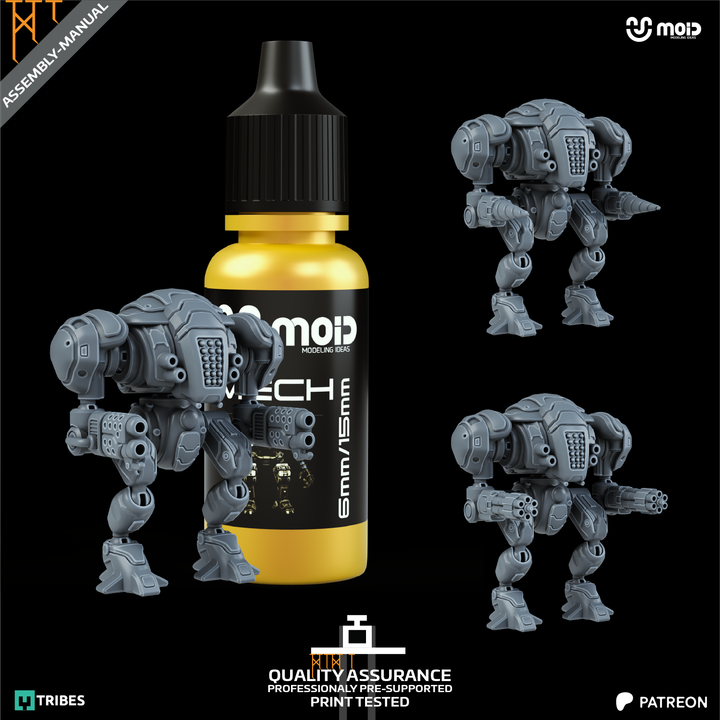 SHAS-TX MECH 6mm Super Heavy Armored Support TX