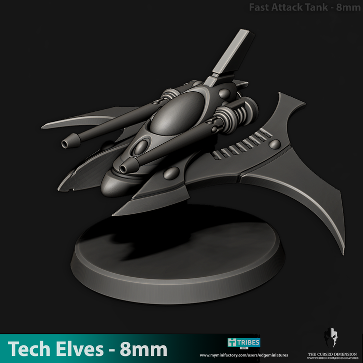 Fast Attack Tank - Tech Elves - 8mm